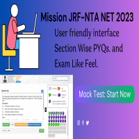 What is role of mock test in UGC-NET NTA exam preparation ?